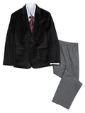 Nautica Littleboys - Conjunto de Traje para niño con Chamarra, pantalón, Camisa, y Corbata